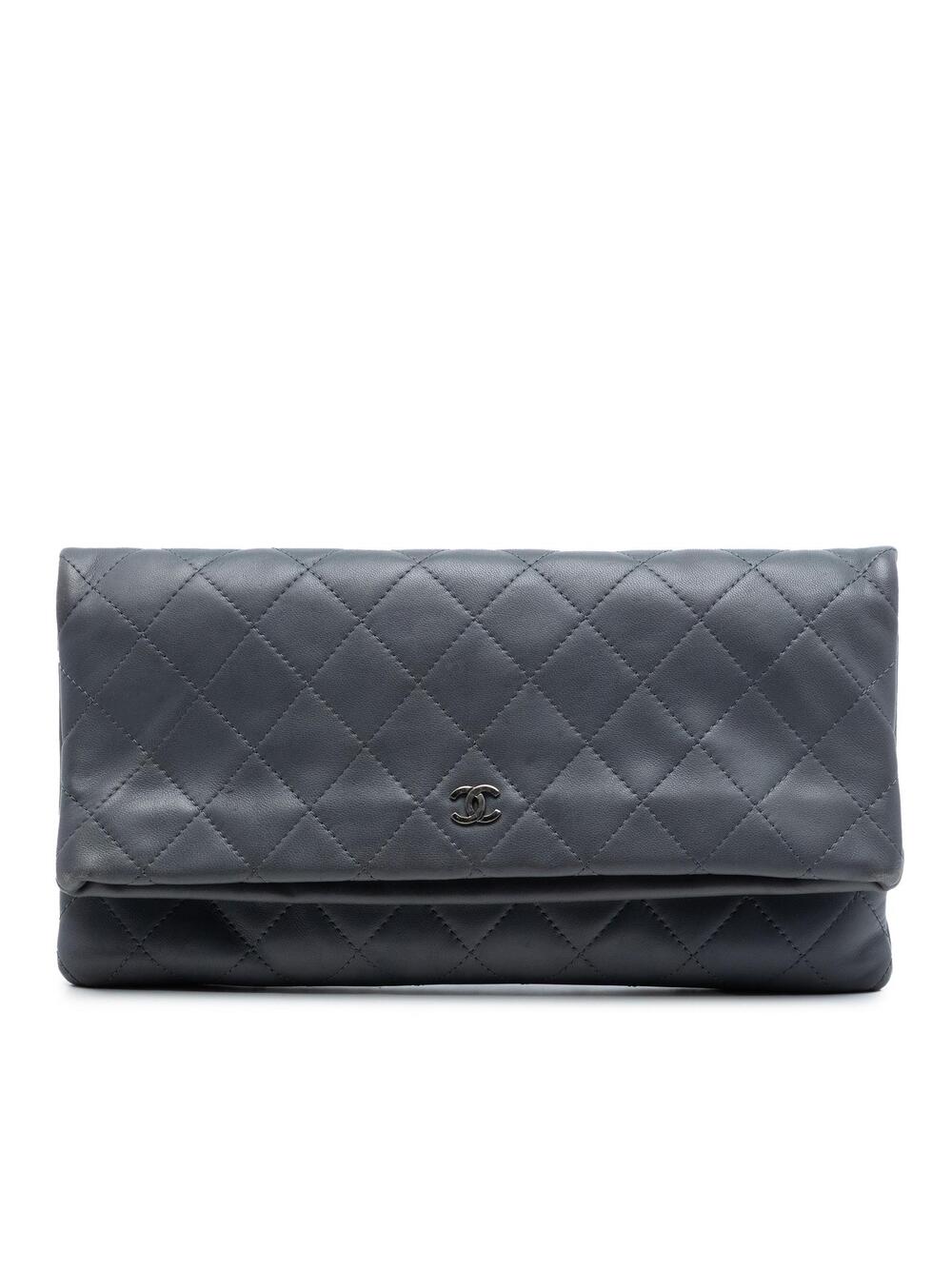 Chanel Cc Quilted Lambskin Foldover #372603C14B